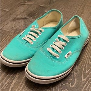 Teal Van sneakers